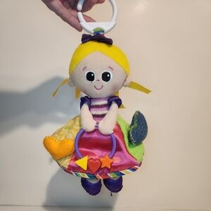10” Lamaze Princess Sophie stroller/ car seat accessory toy